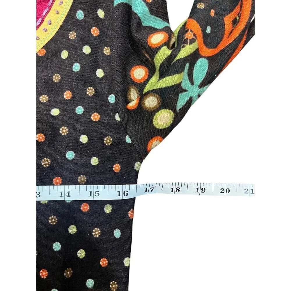 Luluvia Women's Brown Polkadot Dress - Picture 4 of 6